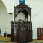 Mimbar Masjid Coffe Brown Jati Jepara