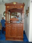 Mimbar Khutbah Masjid Ukir Kode ( MM 012 )