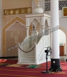 Mebel Duco Mimbar Masjid Atap Kubah Ukir Kode ( MM 027 )