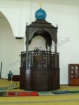 Mimbar Masjid Coffe Brown Jati Jepara Kode ( MM 026 )