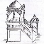 Sketsa Mimbar Masjid Kubah MM 189